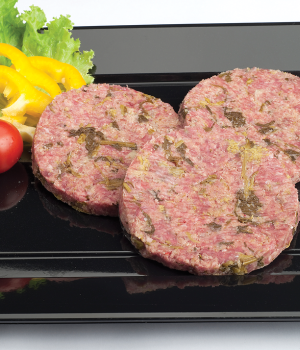 Hamburger mit Stängelkohl