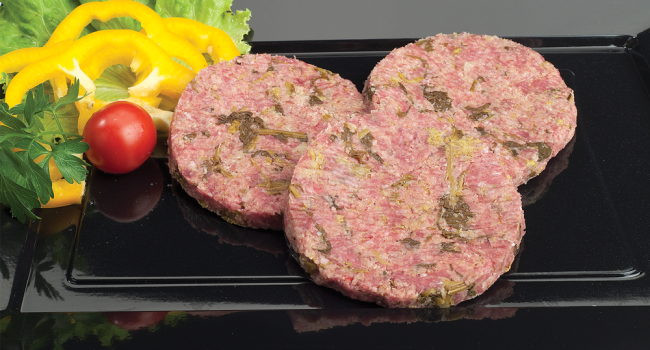 Hamburger mit Stängelkohl