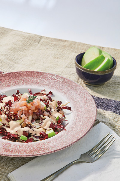 Insalata di Marlin e Mele alla Maionese all'Arancia