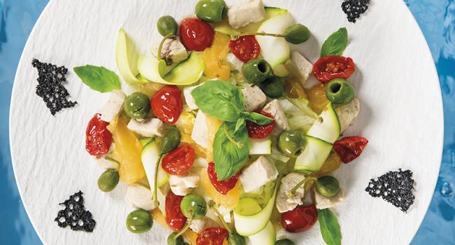 Ensalada de pez espada