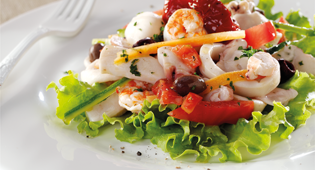 Ensalada “fantasía de mar”