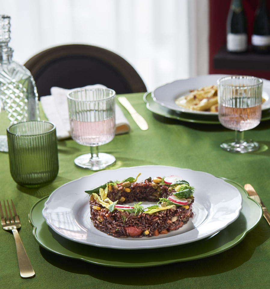 INSALATA PRIMAVERILE DI RISO ROSSO