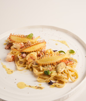 LINGUINE ALLA CARBONARA AI SAPORI DI MARE