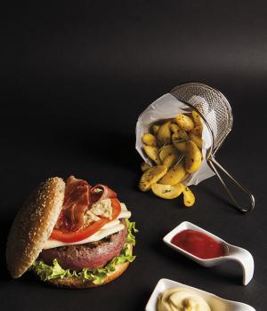 Maxi hamburger bacon