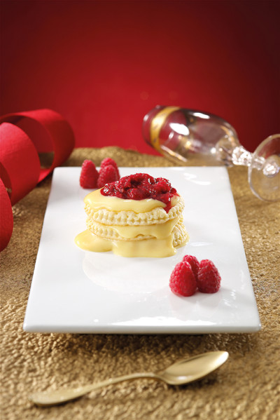 Millefoglie ai lamponi