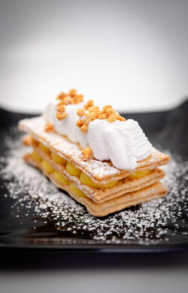 MILLEFEUILLE MIT LEMON CURD