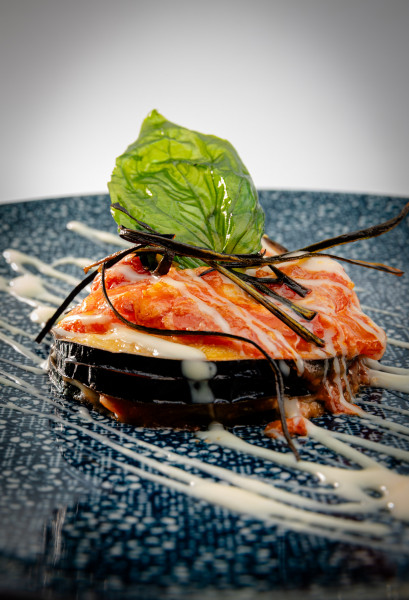 MILLEFEUILLE D’AUBERGINES AU RAGUSANO