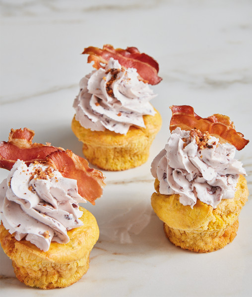 Muffins de calabacín y calabaza