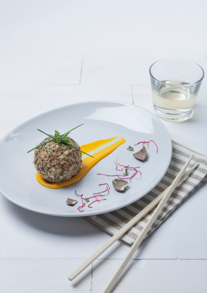 KUGEL MIT PERLGERSTE