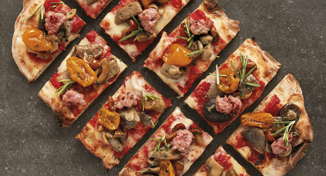 P.A.L.A. Champignons, Datterini et  Saucisse