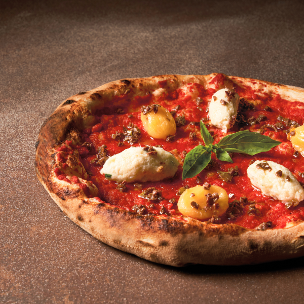 Pizza baccalà e mini yellow