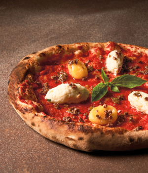 Pizza baccalà e mini yellow