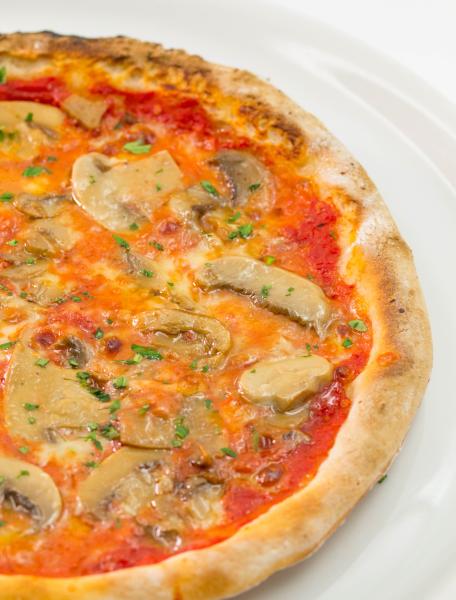 Pizza mit Champignon