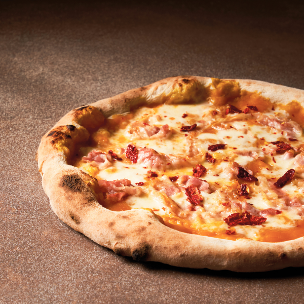 Pizza crema di zucca e peperone crusco