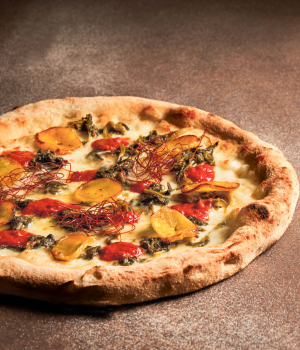 Pizza friarielli e 'nduja 