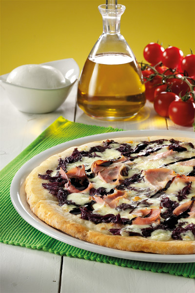 Pizza trevisana real