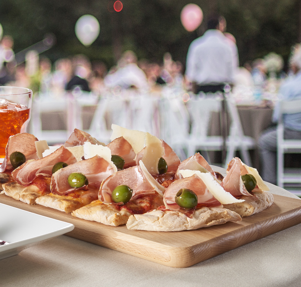 GLUTEN-FREE P.A.L.A. PIZZA WITH CULATELLO AND CASTELVETRANO OLIVES