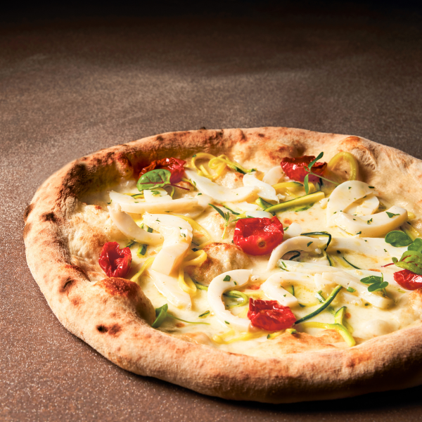 Pizza seppia e dorati