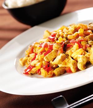 Hähnchen auf indische Art