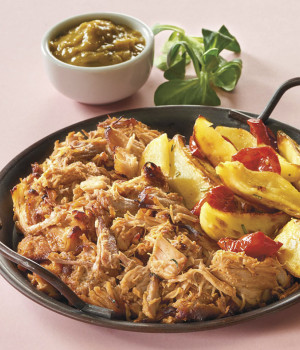 PULLED TURKEY CON PATATE