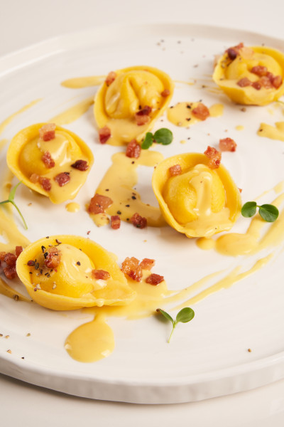 RAVIOLI ALLA CARBONARA