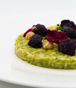 RISOTTO AL PESTO DI BASILICO VEGANO