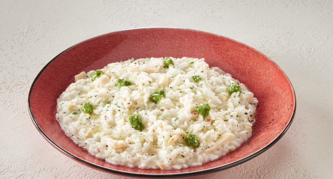 RISOTTO WITH CUTTLEFISH AND WILD GARLIC