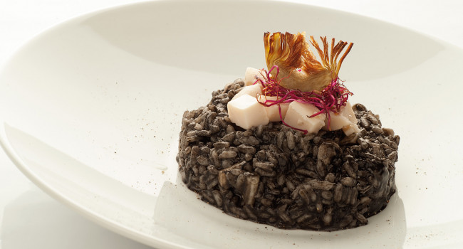 CUTTLEFISH INK RISOTTO