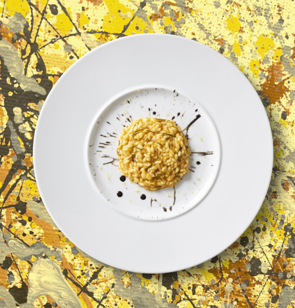 RISOTTO MIT BISQUE AUS KRUSTENTIEREN UND MÖNCHSBART MIT ZITRONENAROMA