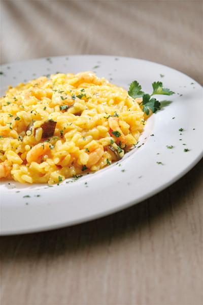 Zucchini-Safran-Risotto