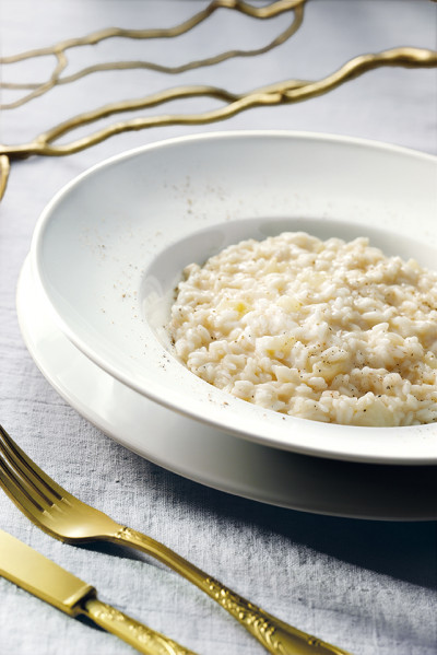Risotto with pears and pecorino cheese