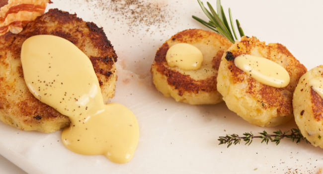 Rösti di patate alla carbonara