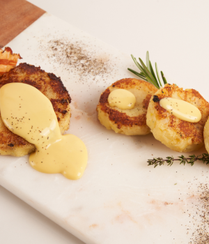 Rösti di patate alla carbonara