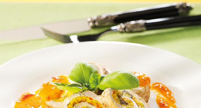 Rollè di verdure in salsa