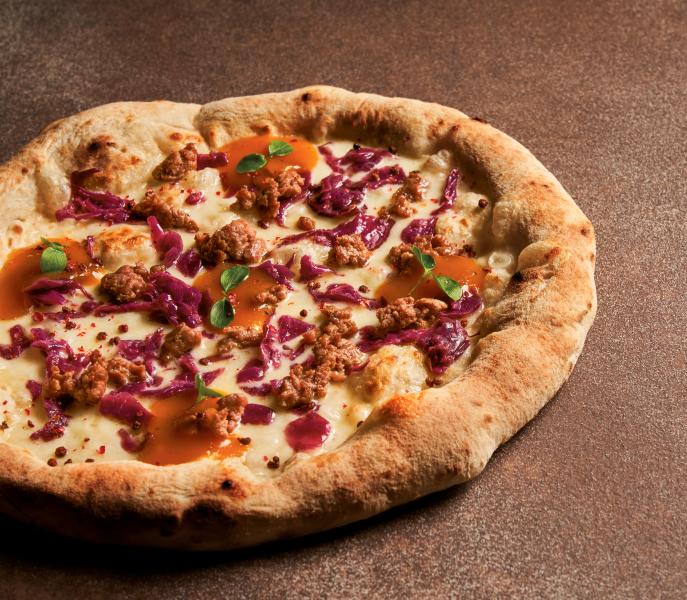 SALSICCIA E CAVOLO VIOLA