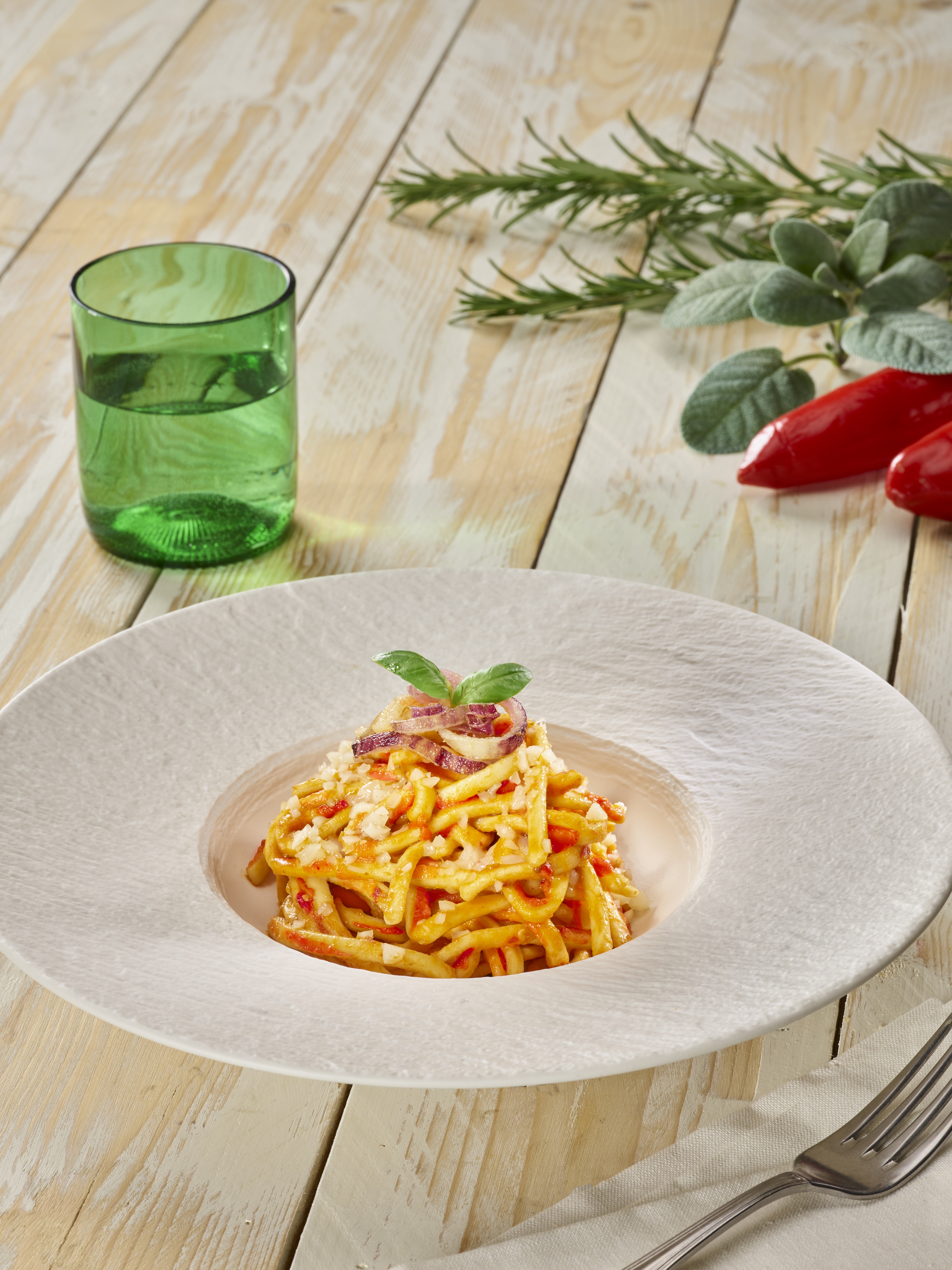 Scialatielli with ‘Nduja Sauce from Calabria