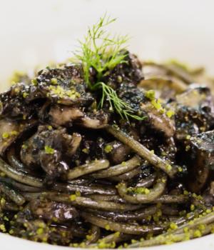 SPAGHETTI WITH CUTTLEFISH AND SQUID INK