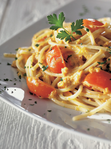 Spaghetti alla polpa di riccio