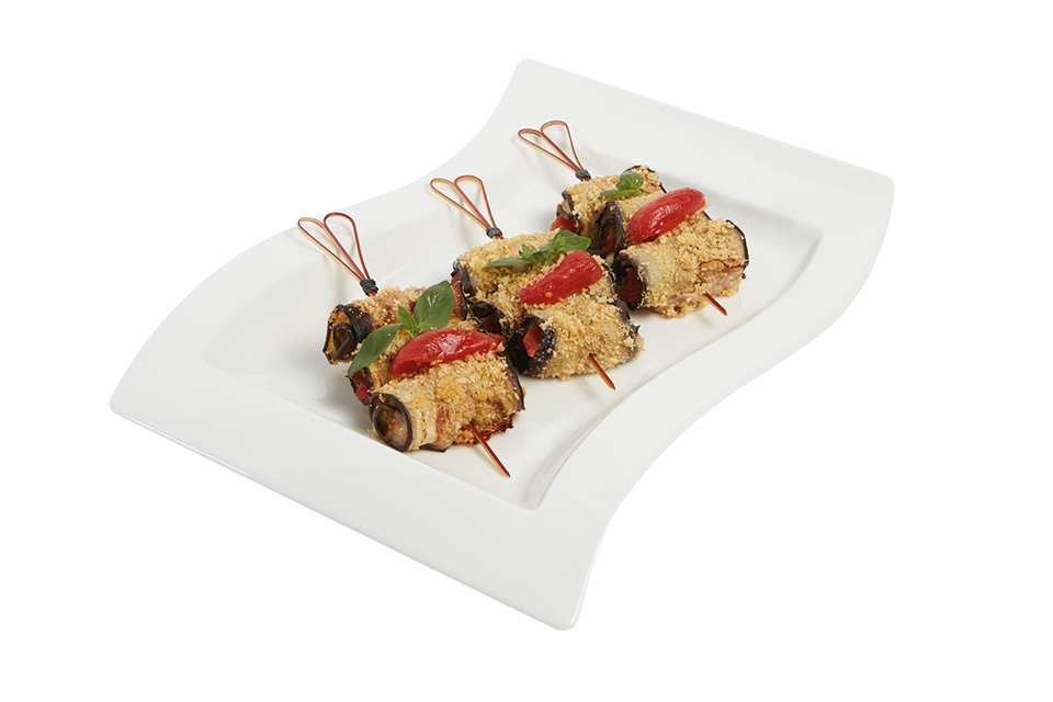 Spiedini di melanzane