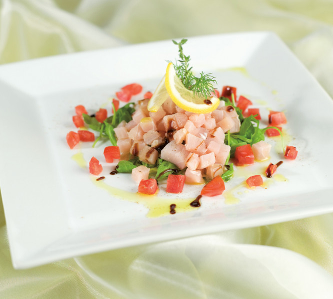 Tartare di marlin all'aceto balsamico di Modena