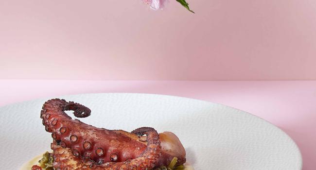 ROASTED OCTOPUS TENTACLES AND FRIARIELLI
