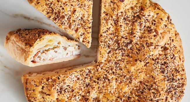 Tarte aux champignons des bois, Provola et graines