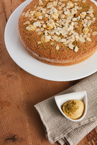 Torta mandorle  e pistacchio