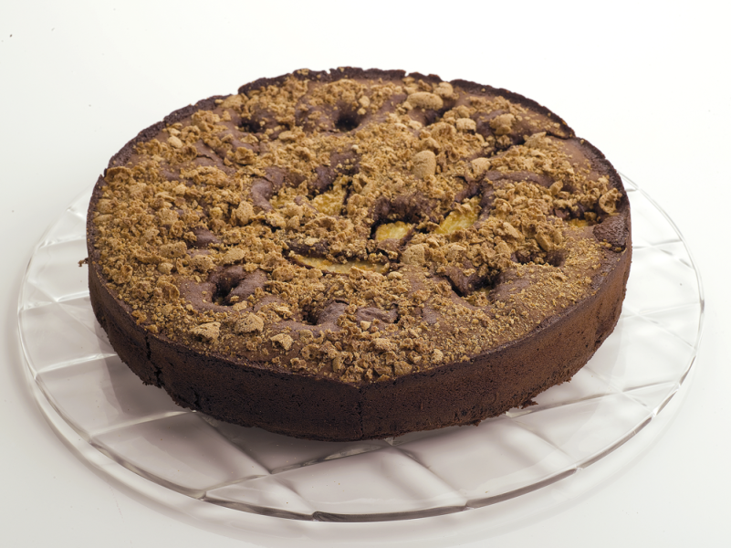 Torta pere, amaretti e cioccolato