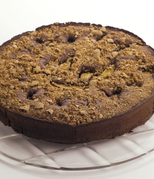 Torta pere, amaretti e cioccolato