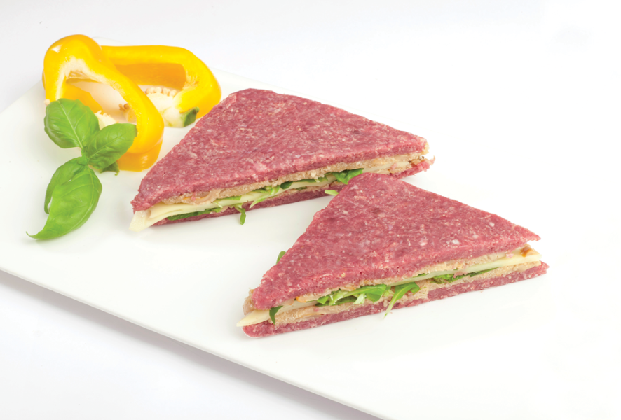 TRAMEZZINI CON PORCINI, RUCOLA E SPECK