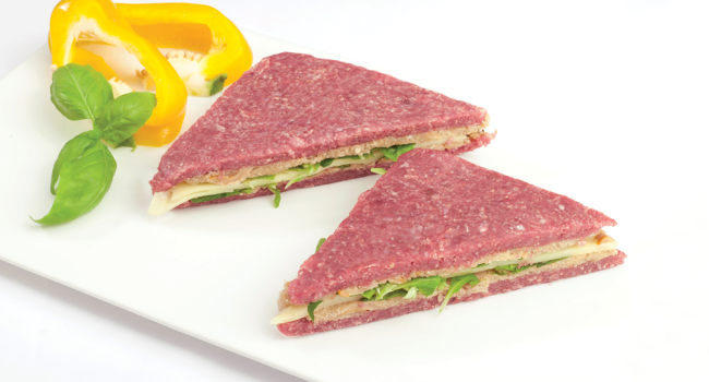 TRAMEZZINI CON PORCINI, RUCOLA E SPECK