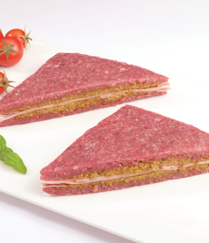 TRAMEZZINI À LA MORTADELLE ET PISTACHES