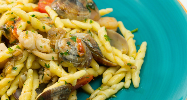 TROFIE AL SUGO DI MARE