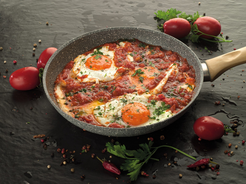 UOVA IN SALSA DI SHAKSHUKA